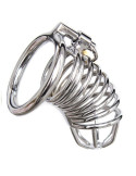 OHMAMA FETISH - METAL CHASTITY CAGE SIZE S 4 