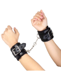 SECRETPLAY - BLACK BONDAGE HANDCUFFS BDSM COLLECTION 6 