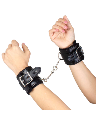 SECRETPLAY - BLACK BONDAGE HANDCUFFS BDSM COLLECTION 6 