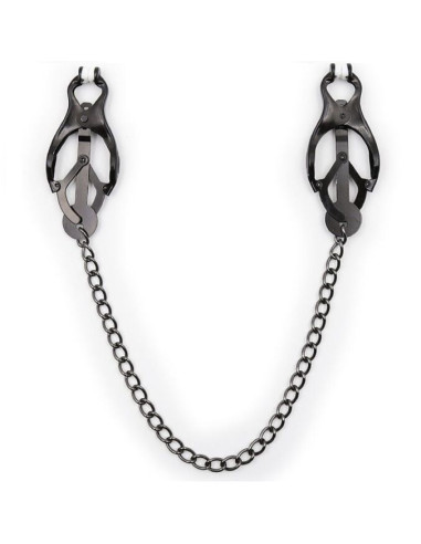 OHMAMA FETISH - JAPANESE NIPPLE Clamps WITH BLACK CHAIN 8 