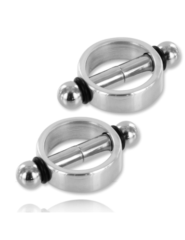 METAL HARD - MAGNETIC NIPPLE Clamps PAIR 2 