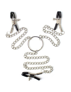 OHMAMA FETISH - 3 IN 1 METAL NIPPLE CLAMPS 5 