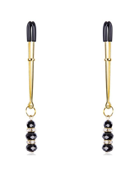 OHMAMA FETISH - NIPPLE CLAMPS WITH JEWEL PENDANT 3 