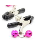 OHMAMA FETISH - NIPPLE CLAMPS WITH PINK BELL 5 