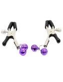 OHMAMA FETISH - NIPPLE Clamps WITH LILAC BELL 6 