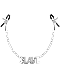 OHMAMA FETISH - NIPPLE CLAMPS WITH CHAINS -SLAVE- 1 