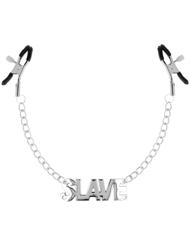 OHMAMA FETISH NIPPLE CLAMPS WITH CHAINS - SLAVE 1 