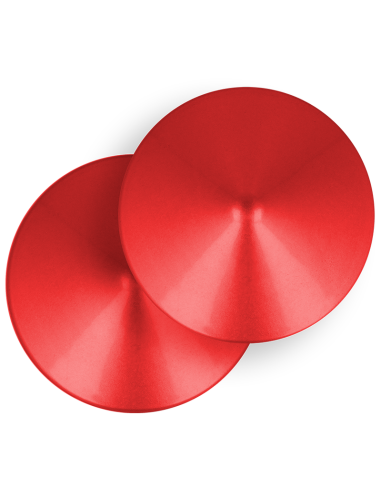 OHMAMA FETISH RED CIRCLE NIPPLE COVER 1 