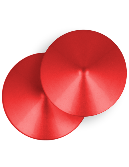 OHMAMA FETISH RED CIRCLE NIPPLE COVER 1 