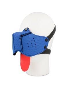 OHMAMA FETISH DOG MUZZLE - BLUE 3 