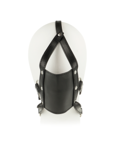 OHMAMA HEAD HARNESS WITH MUZZLE COVER BALL GAG 5 