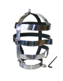 METAL HARD - MASCHERA CON COLLANA IN ACCIAIO 2 