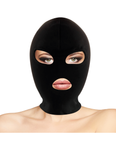 DARKNESS - BDSM-SUBMISSION-MASKE, MUND UND AUGEN SCHWARZ 4 