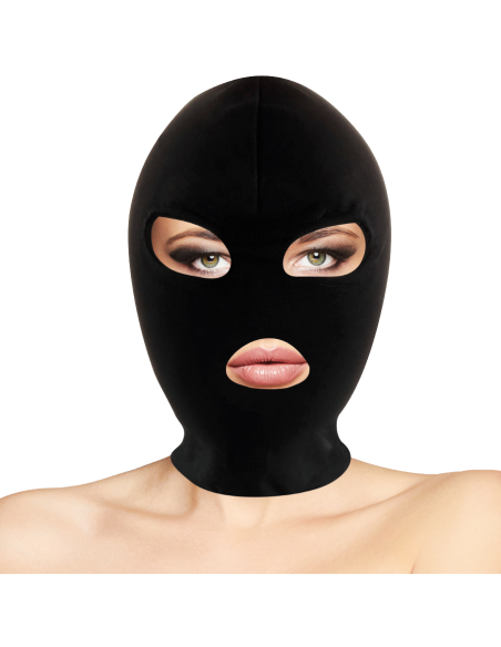 DARKNESS - BDSM SUBMISSION MASK MOUTH AND EYES BLACK 4 