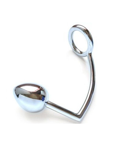 METAL HARD - RING WITH ANAL HOOK 40MM 2 