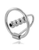 METAL HARD - GLAND RING WITH URETHRAL PLUG 30MM 1 