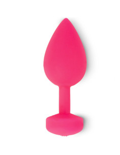 G-VIBE - FUNTOYS GPLUG VIBRATORE ANALE RICARICABILE GRANDE ROSA NEON 3.9CM 5 