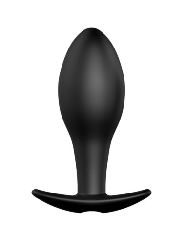 PRETTY LOVE - PLUG ANALE ANCORANTE IN SILICONE 12 MODALIT DI VIBRAZIONE NERO 8 