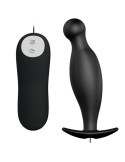 PRETTY LOVE - SILICONE ANAL PLUG 12 VIBRATION MODES BLACK 8 