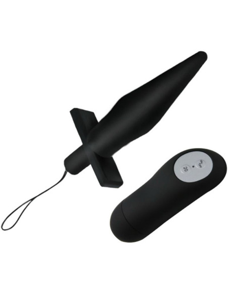 BAILE - DANCE BUTT ANAL PLUG WITH VIBRATION BLACK 10 