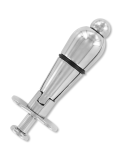 METAL HARD - METAL ANAL PLUG WITH LOCK 2 