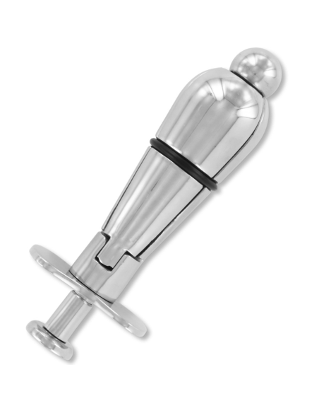 METAL HARD - METAL ANAL PLUG WITH LOCK 2 