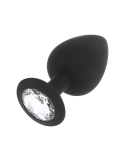 OHMAMA - PLUG ANAL EN SILICONE DIAMANT TAILLE S 7 CM 3 