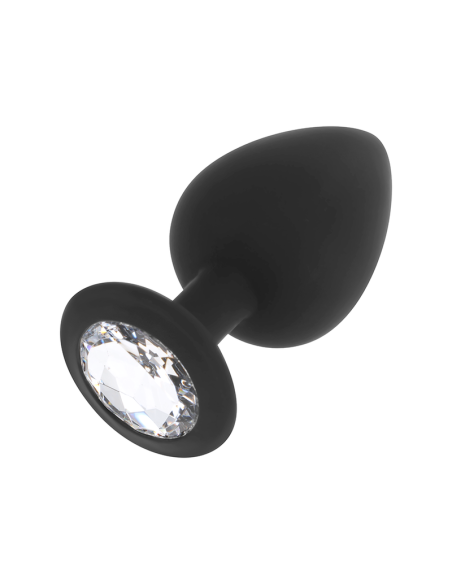 OHMAMA - DIAMOND SILICONE ANAL PLUG SIZE S 7 CM 3 