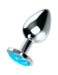 OHMAMA - ANAL PLUG WITH BLUE CRYSTAL S 2 