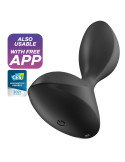 SATISFYER - SWEET SEAL VIBRIERENDE PLUGAPP SCHWARZ 4 