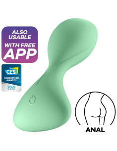 SATISFYER - TRENDSETTER VIBRATIONSPLUGAPP GRÜN 4 