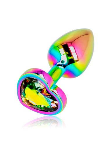 OHMAMA - IRIDESCENT HEART ANAL PLUG SIZE S 3 