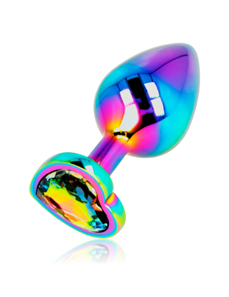 OHMAMA - IRIDESCENT HEART ANAL PLUG SIZE M 3 