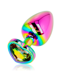 OHMAMA - IRIDESCENT HEART ANAL PLUG SIZE L 3 