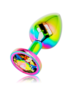 OHMAMA - IRIDESCENT CIRCLE ANAL PLUG - SIZE L 3 