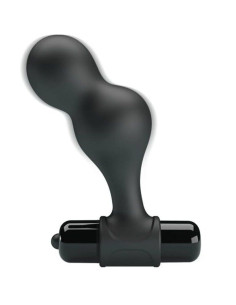 MR PLAY - PLUG ANAL VIBRATEUR EN SILICONE NOIR 10 