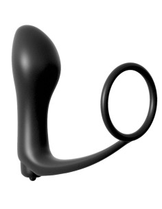 ANAL FANTASY ELITE COLLECTION - ASS-GASM COCKRING VIBRATOR PLUG 3 