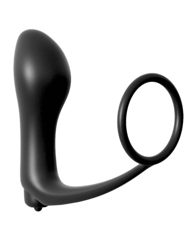 ANAL FANTASY ELITE COLLECTION - ASS-GASM COCKRING VIBRATOR PLUG 3 