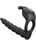 PRETTY LOVE - BLACKNEY PENIS RING WITH BLACK VIBRATOR PLUG 7 