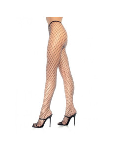 LEG AVENUE - CULOTTE EN FILET NOIR DIAMANT 1 