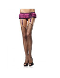 LEG AVENUE - SPANDEX INDUSTRIAL NET STOCKINGS ONE SIZE 1 