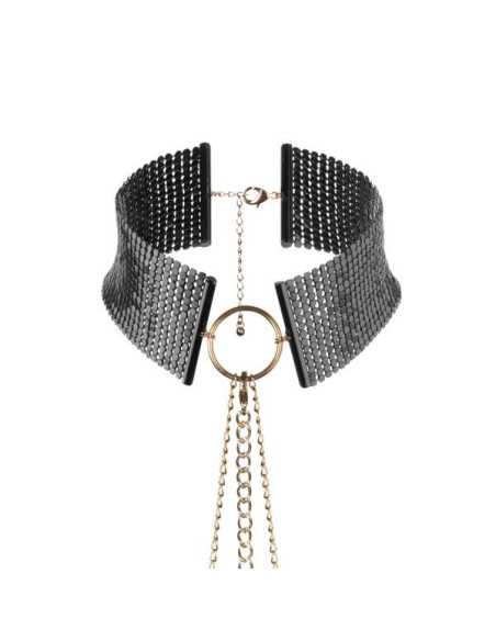 BIJOUX - DÉSIR MÉTALLIQUE BLACK METALLIC NECKLACE 5 