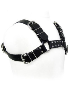 LEATHER BODY - SCHWARZ BULL DOG HARNESS 2 