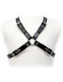 LEATHER BODY - BLACK BUCKLE HARNESS FOR MEN 1 