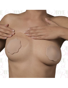 BYE-BRA - BREASTS ENHANCER + NIPPLE COVERS SYLICON CUP D/F 6 