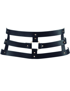 BIJOUX - INDISCRETS CEINTURE LABYRINTHE AVEC BRACELET NOIR 3 