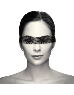 COQUETTE CHIC DESIRE - MASCHERA IN PIZZO NERO CON NASTRO 6 