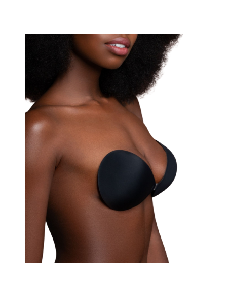 BYE-BRA - SOUTIEN-GORGE INVISIBLE NOIR BONNET D 4 