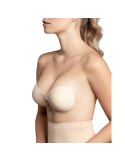 BYE-BRA - SOUTIEN-GORGE INVISIBLE BEIGE BONNET A 4 