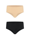 BYE-BRA - PACK 2 UDS CULOTTE SANS POINTS TAILLE L 6 